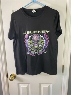 Journey Tee Shirt Black And Soft Women’s Size Small